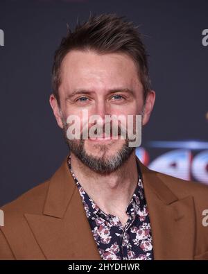 Chris Hardwick ha partecipato al 'Thor: Ragnarok' World Premiere di Marvel tenuto al Teatro El Capitan Foto Stock