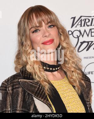 Jaime King frequenta il Variety's Power of Women: Los Angeles presentato da Lifetime tenuto al Beverly Wilshire Hotel, USA Foto Stock