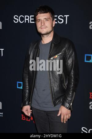 Josh Hutcherson partecipa allo Screamfest 'Tragedy Girls' 2017 Los Angeles Premiere tenuto al TCL Chinese Theatre 6 a Los Angeles, USA Foto Stock