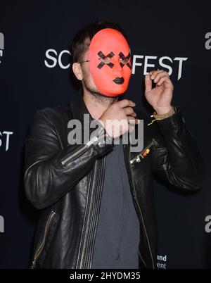 Josh Hutcherson partecipa allo Screamfest 'Tragedy Girls' 2017 Los Angeles Premiere tenuto al TCL Chinese Theatre 6 a Los Angeles, USA Foto Stock