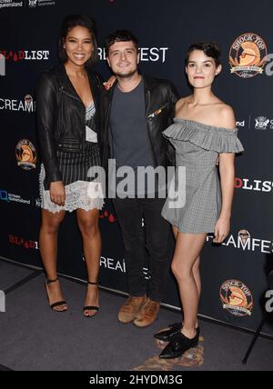 Alexandra Ship, Josh Hutcherson e Brianna Hildebrand partecipano allo Screamfest 'tragedie Girls' 2017 Los Angeles Premiere tenuto al TCL Chinese Theatre 6 a Los Angeles, USA Foto Stock