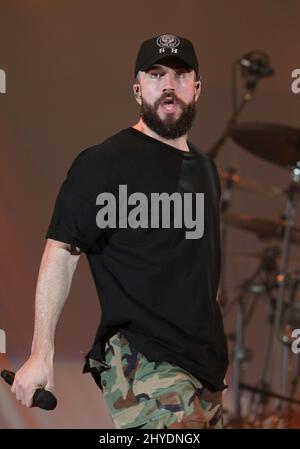 Sam Hunt partecipa al quinto programma annuale "We Can Survive 2017" della CBS radio, che riunisce gli artisti più popolari di oggi per sensibilizzare l'opinione pubblica su una causa degna e celebrare i sopravvissuti all'Hollywood Bow Foto Stock