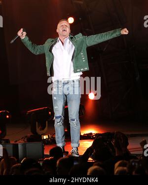 Macklemore partecipa al quinto programma annuale della CBS radio "We Can Survive 2017", che riunisce gli artisti più popolari di oggi per sensibilizzare l'opinione pubblica su una causa degna e celebrare i sopravvissuti all'Hollywood Bow Foto Stock