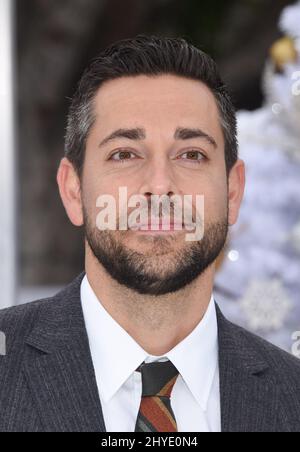 Zachary Levi partecipa alla prima mondiale della Star, a Los Angeles, California Foto Stock