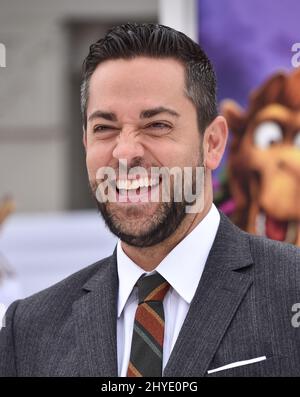 Zachary Levi partecipa alla prima mondiale della Star, a Los Angeles, California Foto Stock