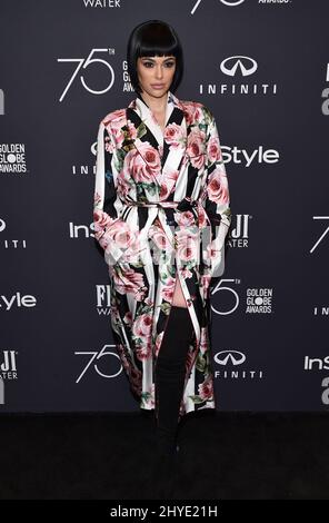 Anabelle Acosta alla Hollywood Foreign Press Association (HFPA) e InStyle celebrano la stagione annuale dei Golden Globe Awards 75th a CATCH LA il 15 novembre 2017 a West Hollywood, California. Foto Stock
