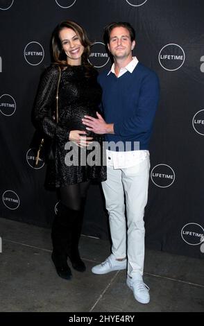 Cameron Douglas & Viviane Thibes che partecipa ad una proiezione della cocaina Godmother a New York Foto Stock