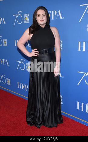 Lauren Ash partecipa allo Screening NBC Speciale 75th Anniversary Golden Globes a Los Angeles Foto Stock