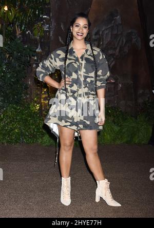 Lilly Singh frequenta il Jumanji: Benvenuti al Jungle Premiere di Los Angeles Foto Stock
