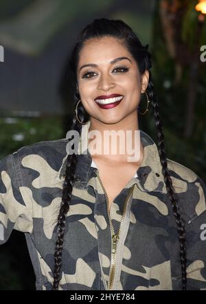 Lilly Singh frequenta il Jumanji: Benvenuti al Jungle Premiere di Los Angeles Foto Stock