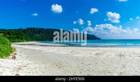 Spiaggia di Radhanagar, Havelock Island Foto Stock