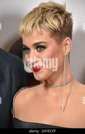 Katy Perry all'evento ABC TCA Winter Press Tour 2018 Red Carpet al Langham Huntington Hotel il 8 gennaio 2018 a Pasadena, California. Foto Stock