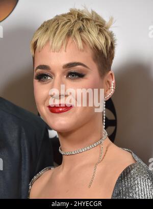 Katy Perry all'evento ABC TCA Winter Press Tour 2018 Red Carpet al Langham Huntington Hotel il 8 gennaio 2018 a Pasadena, California. Foto Stock