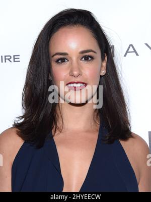 Melissa Fumero in arrivo a Entertainment Weekly ospita la celebrazione in onore dei candidati SAG al Chateau Marmont Foto Stock