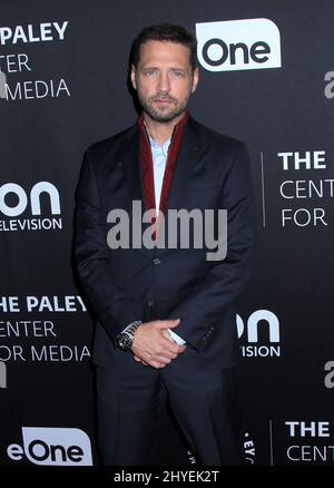 Jason Priestley partecipa al PaleyLive NY 'Private Eyes' Preview Screening tenuto al Paley Center for Media il 7 febbraio 2018. Foto Stock