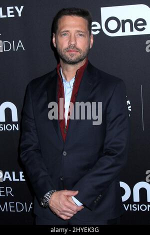 Jason Priestley partecipa al PaleyLive NY 'Private Eyes' Preview Screening tenuto al Paley Center for Media il 7 febbraio 2018. Foto Stock