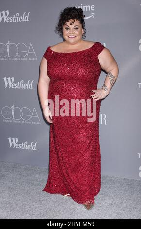 Keala Settle partecipa ai premi della Guild 2018 di Costume Designers a Los Angeles Foto Stock