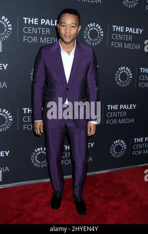 John Legend partecipa al dietro le quinte: Jesus Christ Superstar Live in Concert tenuto al Paley Center di New York Foto Stock