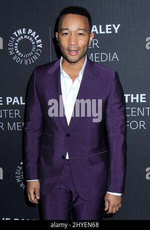 John Legend partecipa al dietro le quinte: Jesus Christ Superstar Live in Concert tenuto al Paley Center di New York Foto Stock