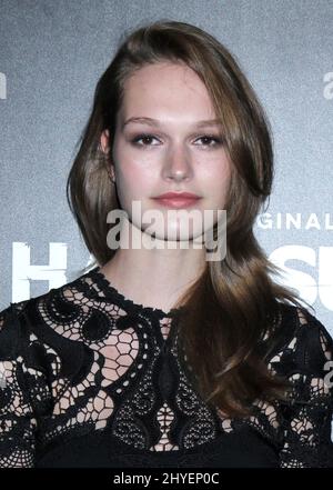 Dasha Maletina partecipa alla Premiere americana di Hulu Original Series 'Hard Sun' a New York Foto Stock