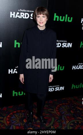 Agyness Deyn partecipa alla Premiere americana di Hulu Original Series 'Hard Sun' a New York Foto Stock