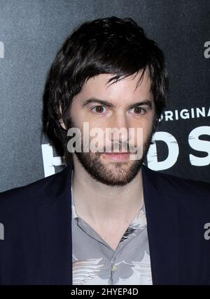 Jim Sturgess partecipa alla Premiere americana della serie originale Hulu 'Hard Sun' a New York Foto Stock