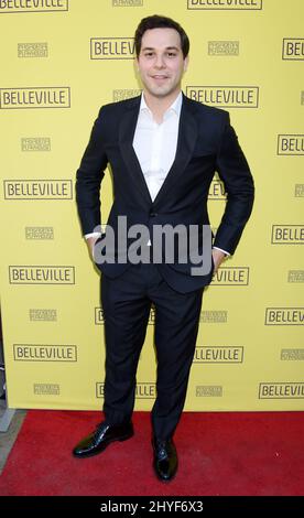 Skylar Astin partecipa alla 'Belleville' Opening Night tenutasi presso la Pasadena Playhouse di Pasadena, California Foto Stock