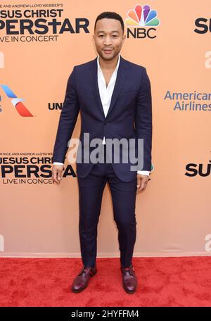 John Legend partecipa all'evento FYC "Jesus Christ Superstar Live in Concert" che si tiene presso il Teatro Egizio il 21 maggio 2018 Foto Stock