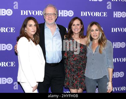 Talia Balsam, Tracy Letts, Molly Shannon e Sarah Jessica Parker partecipano all'evento Divorce Emmy FYC che si tiene presso il Whitby Hotel di New York Foto Stock