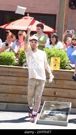 Chris Lucas all'annuale Craig Campbell Celebrity Cornhole Challenge 6th che beneficia della lotta senza scopo di lucro contro il cancro colorettale (CRC di lotta) tenuta alla City Winery di Nashville il 5 giugno 2018. Foto Stock