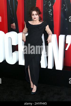 Helena Bonham carter ha partecipato alla prima mondiale dell'Oceano 8 tenutasi ad Alice Tully Hall il 5 giugno 2018. Foto Stock