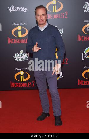 Bob Odenkirk alla prima mondiale di "Incredibles 2" di Disney-Pixar al Teatro El Capitan il 5 giugno 2018 a Hollywood, CA. Foto Stock