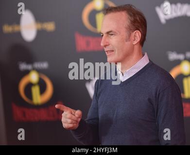 Bob Odenkirk alla prima mondiale di "Incredibles 2" di Disney-Pixar al Teatro El Capitan il 5 giugno 2018 a Hollywood, CA. Foto Stock