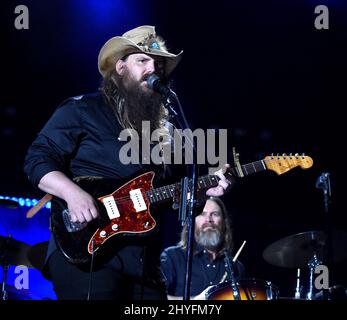 Chris Stapleton partecipa al concerto serale del CMA Music Fest che si tiene al Nissan Stadium Foto Stock