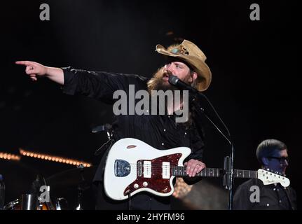 Chris Stapleton partecipa al concerto serale del CMA Music Fest che si tiene al Nissan Stadium Foto Stock