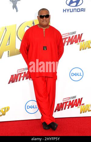 Laurence Fishburne alla prima mondiale di 'ANT-Man and the Wasp' tenutasi al Teatro El Capitan il 25 giugno 2018 a Hollywood, Los Angeles Foto Stock