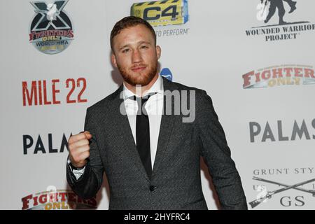 Justin Gaethje al 10th Annual Fighters Only World Mixed Martial Arts Awards tenuto al Palms Casino Resort il 3 luglio 2018 Las Vegas, USA. Foto Stock