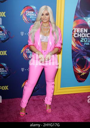 Bebe Rexha al Teen Choice Awards 2018 tenutosi al Forum il 12 agosto 2018 a Inglewood, CA. Foto Stock