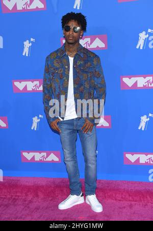 21 Savage alla MTV 'VMAs' del 2018 tenutasi alla radio City Music Hall il 20 agosto 2018 a New York City, USA Foto Stock