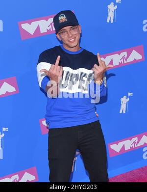Logic al 2018 MTV 'VMAs' tenuto presso radio City Music Hall il 20 agosto 2018 a New York City, NY Foto Stock