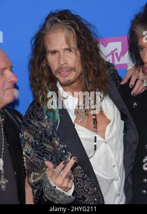 Steven Tyler al 2018 MTV 'VMAs' tenuto presso la radio City Music Hall il 20 agosto 2018 a New York City, NY Foto Stock