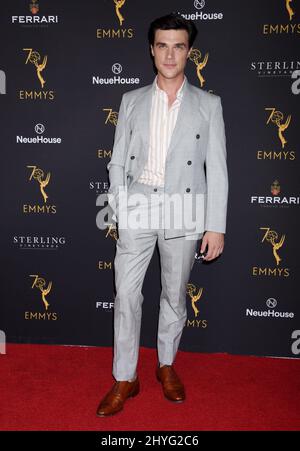 Finn Wittrock alla Celebrazione 70th Emmy Awards Season Television Academy Performer Peer Group il 20 agosto 2018 a Hollywood, California. Foto Stock