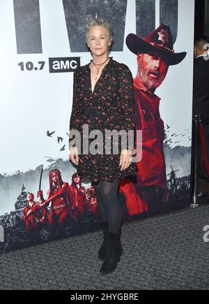 Melissa McBride arriva alla prima stagione 'The Walking Dead' 9 presso il DGA Theatre Complex Foto Stock