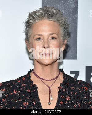 Melissa McBride arriva alla prima stagione 'The Walking Dead' 9 presso il DGA Theatre Complex Foto Stock