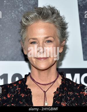 Melissa McBride arriva alla prima stagione 'The Walking Dead' 9 presso il DGA Theatre Complex Foto Stock