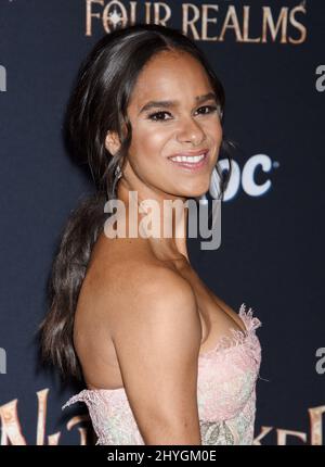 Misty Copeland al Disney 'The Nutcracker and the Four Realms' World Premiere tenuto alla Dolby Ballroom di Hollywood and Highland il 29 ottobre 2018 a Hollywood, USA. Foto Stock