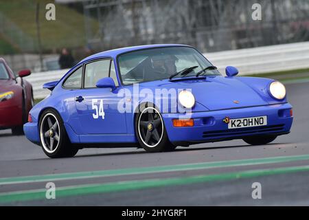 Stephen Archer, Porsche 964 RS, Trofeo Pomeroy, Vintage Sports Car Club, VSCC, circuito Grand Prix, Silverstone, Towcester, Inghilterra.Silverstone Northam Foto Stock