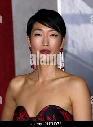 Jihae frequenta la Mortal Engines Premiere a Los Angeles Foto Stock