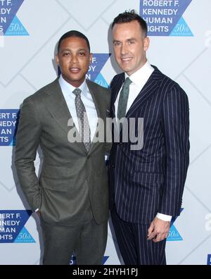 Don Lemon e Tim Malone che partecipano al Ripple of Hope Awards 2018 tenutosi a New York Foto Stock