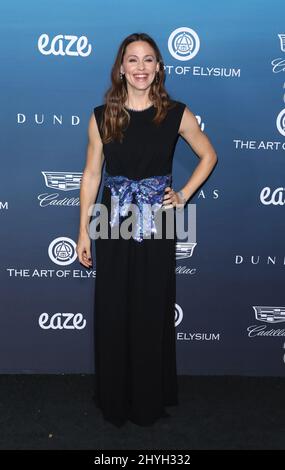 Jennifer Garner arriva per l'Art of Elysium's 12th Annual Black Tie Artistic Experience 'HEAVEN' tenuto in un locale privato il 5 gennaio 2019 a Los Angeles Foto Stock